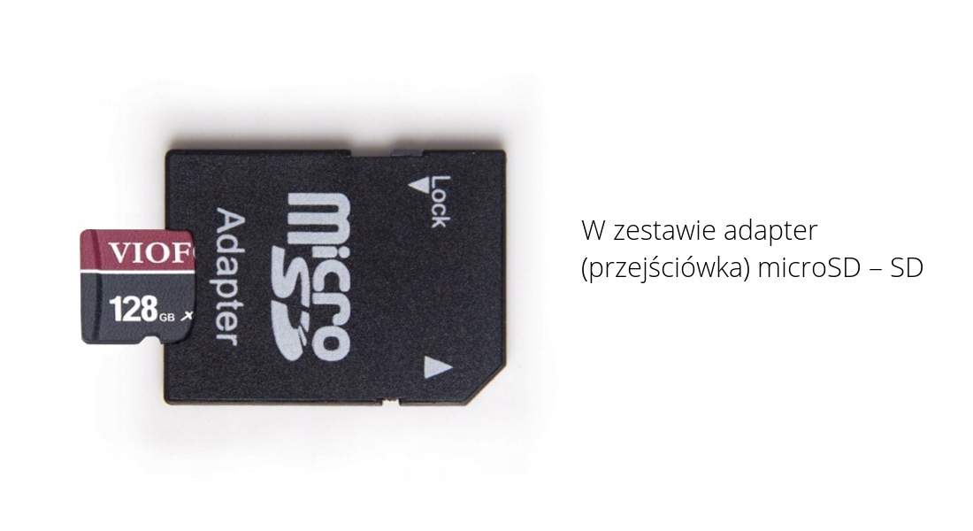 Karta pamięci 128GB microSD VIOFO do wideorejestratorów kamer samochodowych EAN (GTIN) 5903815317699