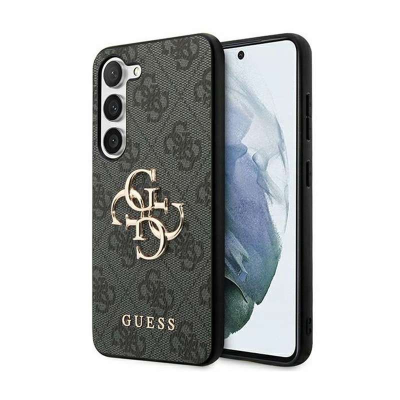 Guess 4G Big Metal Logo Pouzdro pro Samsung Galaxy A55 5G (černé)