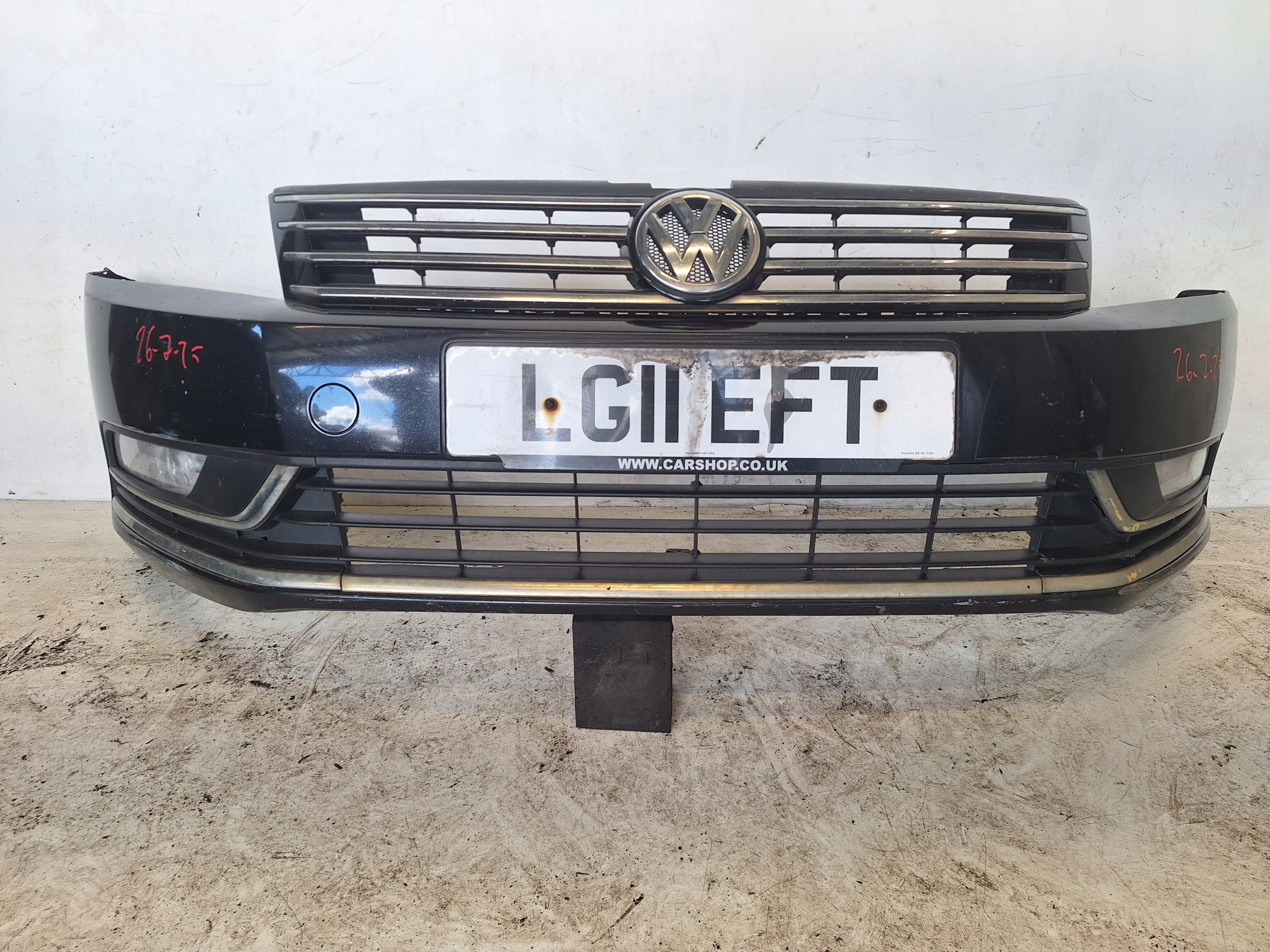 VOLKSWAGEN PASSAT B7 10-14 bumper + grille