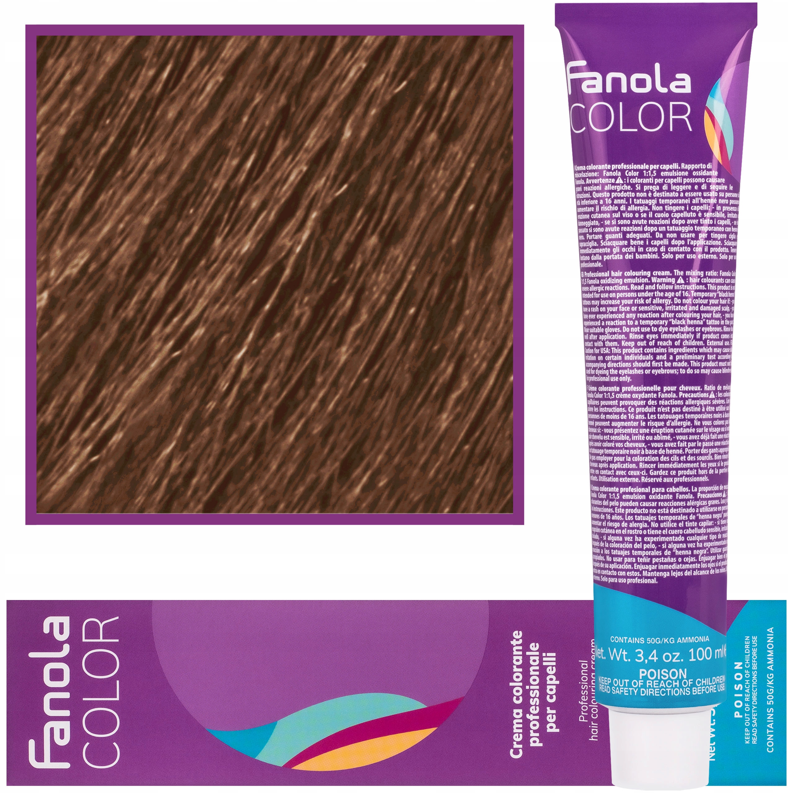 

Farba do włosów Fanola 100ml kolor 8,13