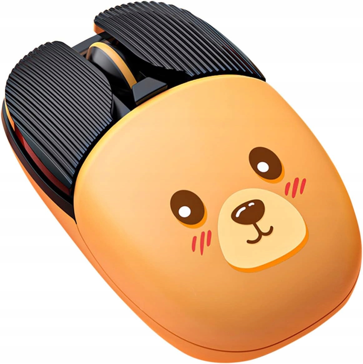 Cicha Mysz Bezprzewodowa Brązowy Miś 3