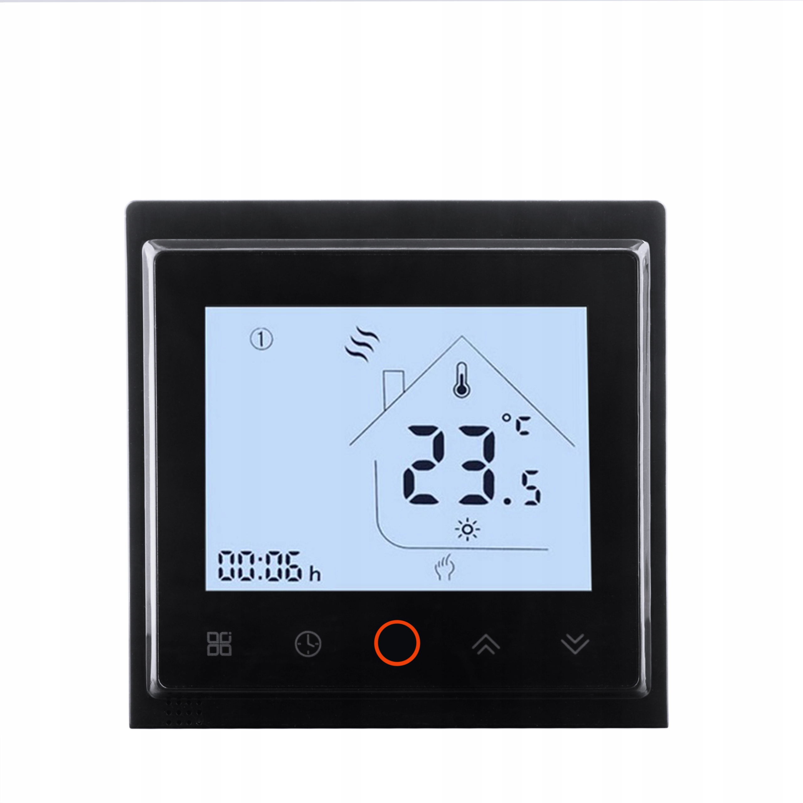 IRH-TSB001: Termostat na elektrické vykurovanie, 16A, štvorec Wifi, farba