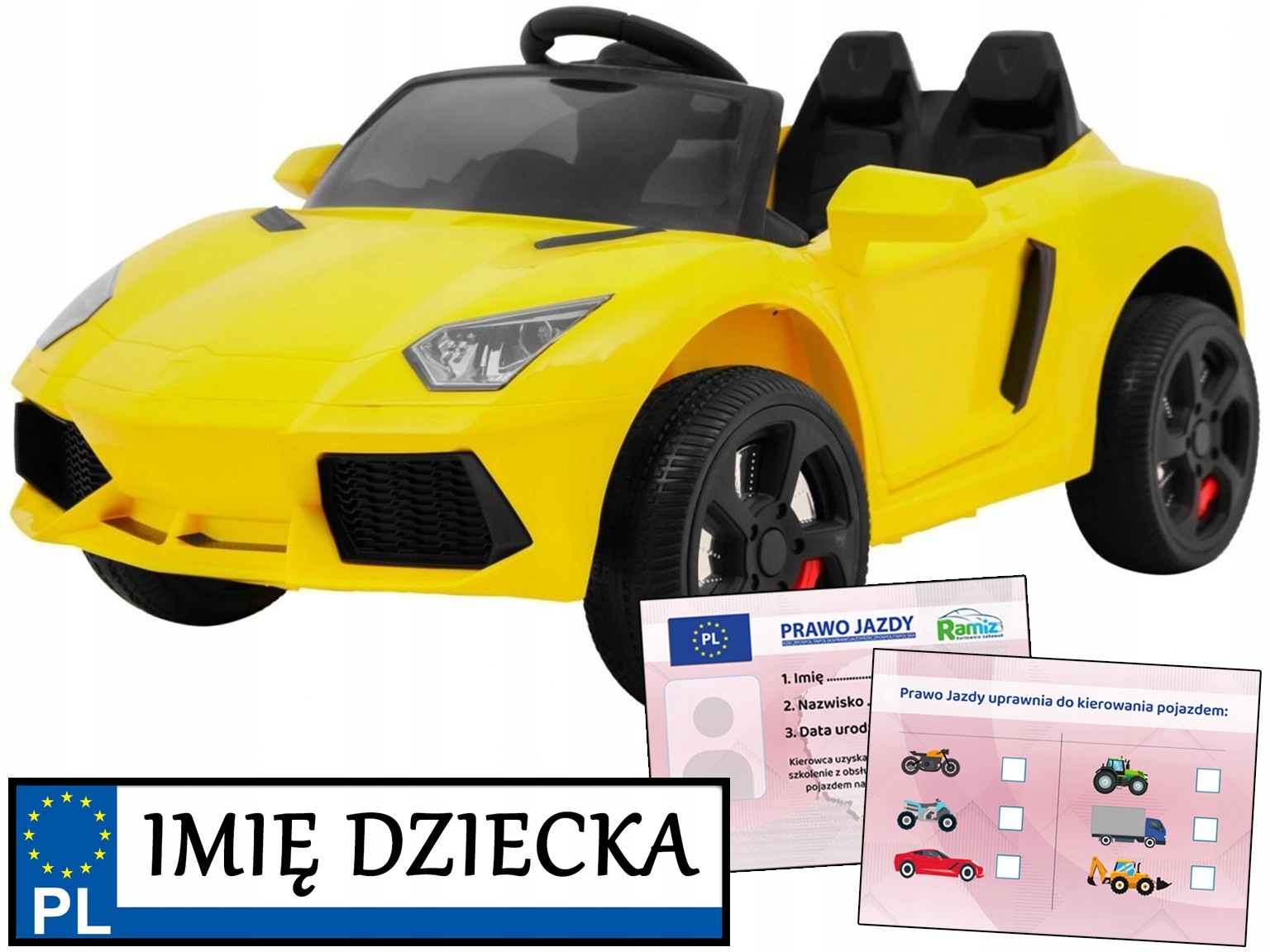 auto elektryczne na pilota Future pierwszy jeździk Na Roczek
