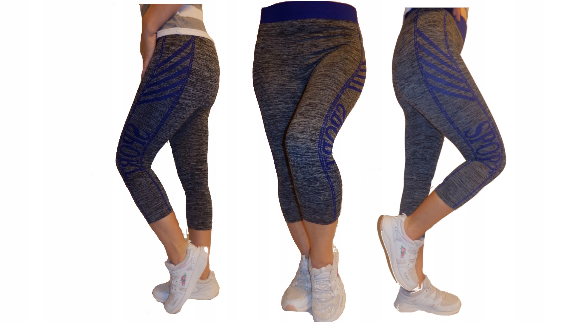 

Legginsy modelujące rybaczki sportowe