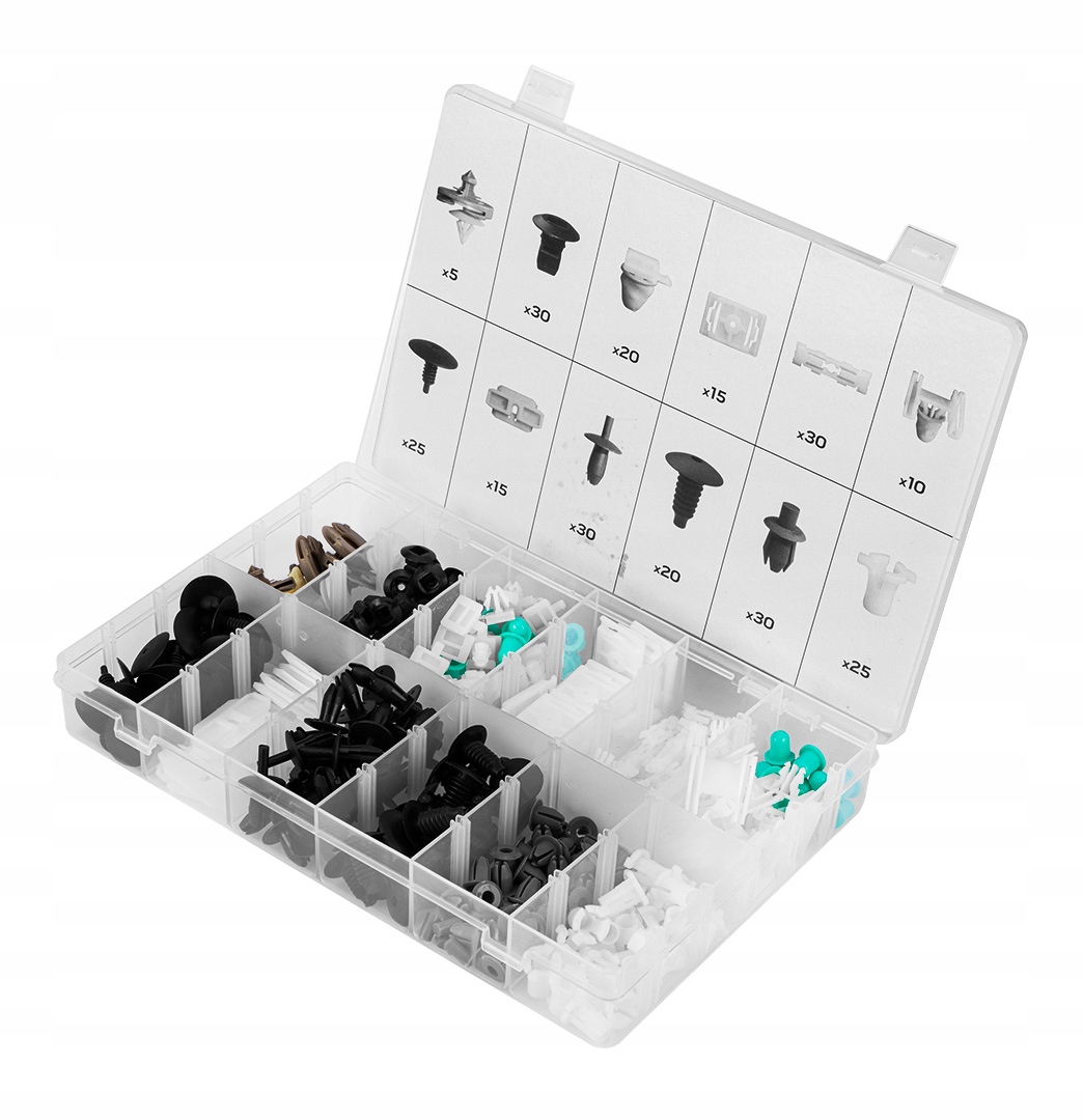 NEO KOMPLET SPINEK SAMOCHODOWYCH VW SPINKI Volkswagen ORGANIZER 255 el