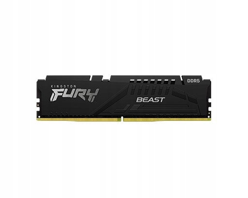 Kingston Paměť DDR5 Fury Beast 64GB (1*64GB)/5600 CL40 černá