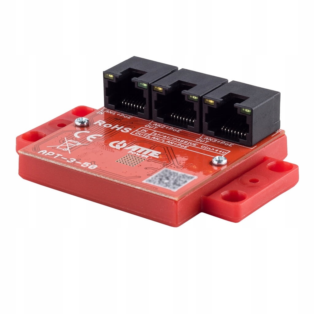 3-portový gigabitový prepínač PoE APT-3-50 Atte
