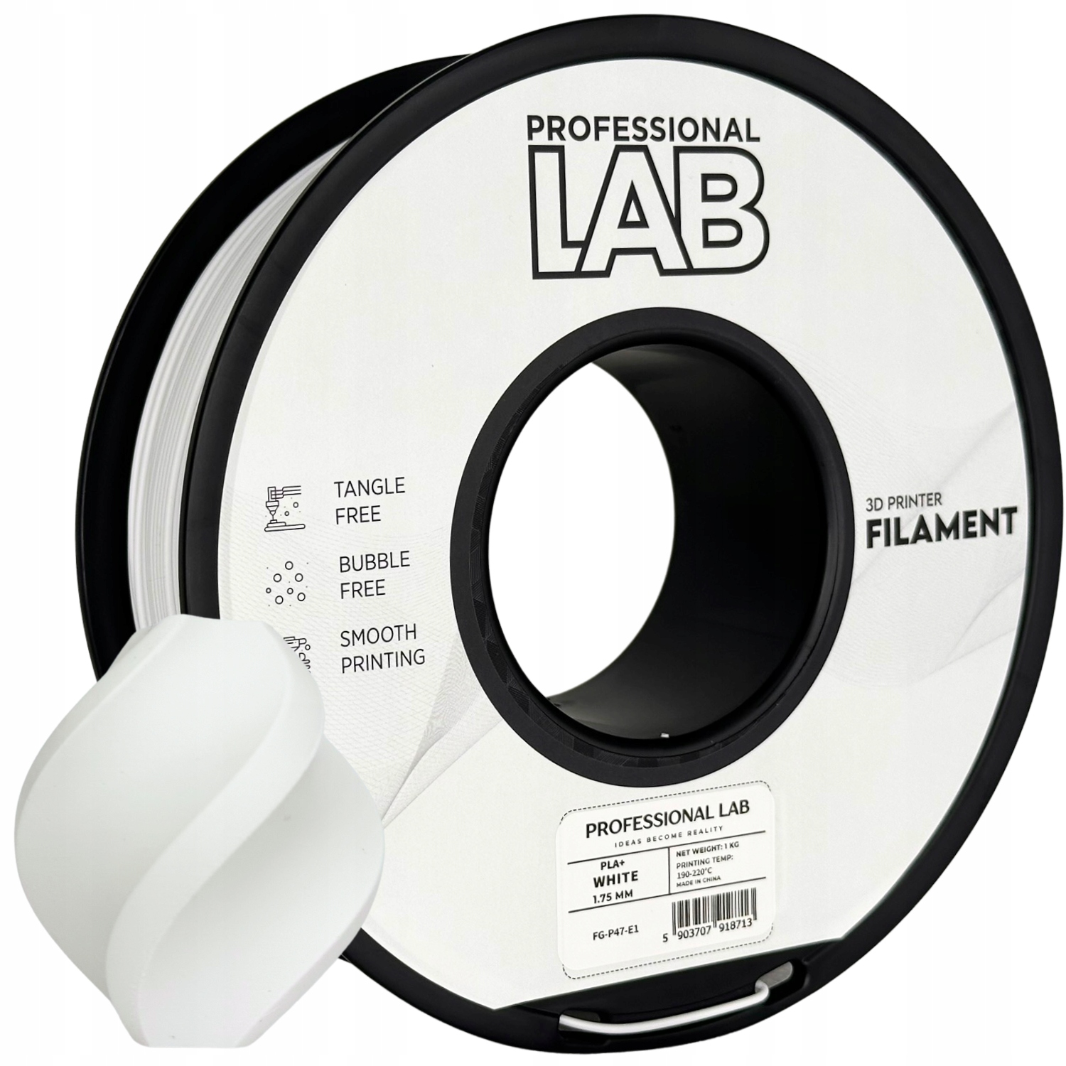 Filament PLA Imagine 1,75 mm 1000 g biały