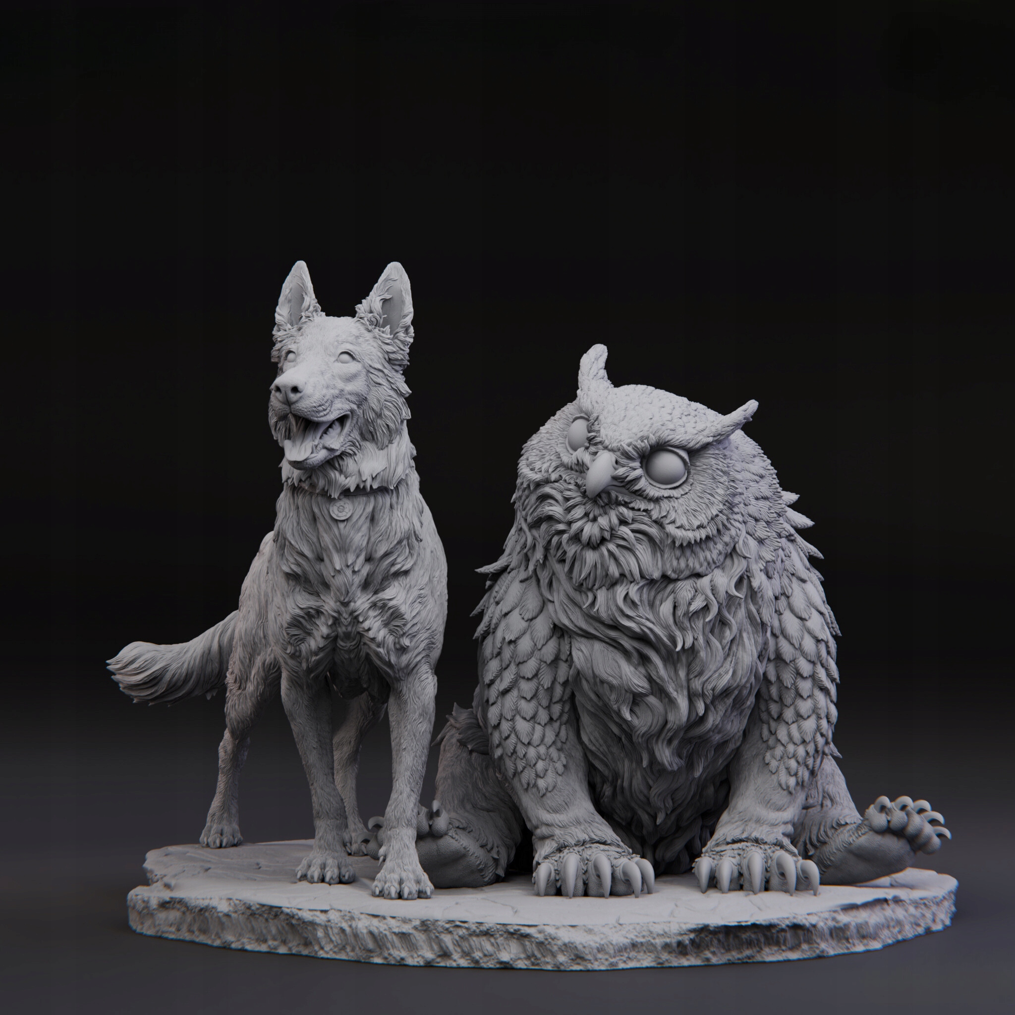 Scratch a Owlbear Baldurs Gate 3 Sběratelská figurka