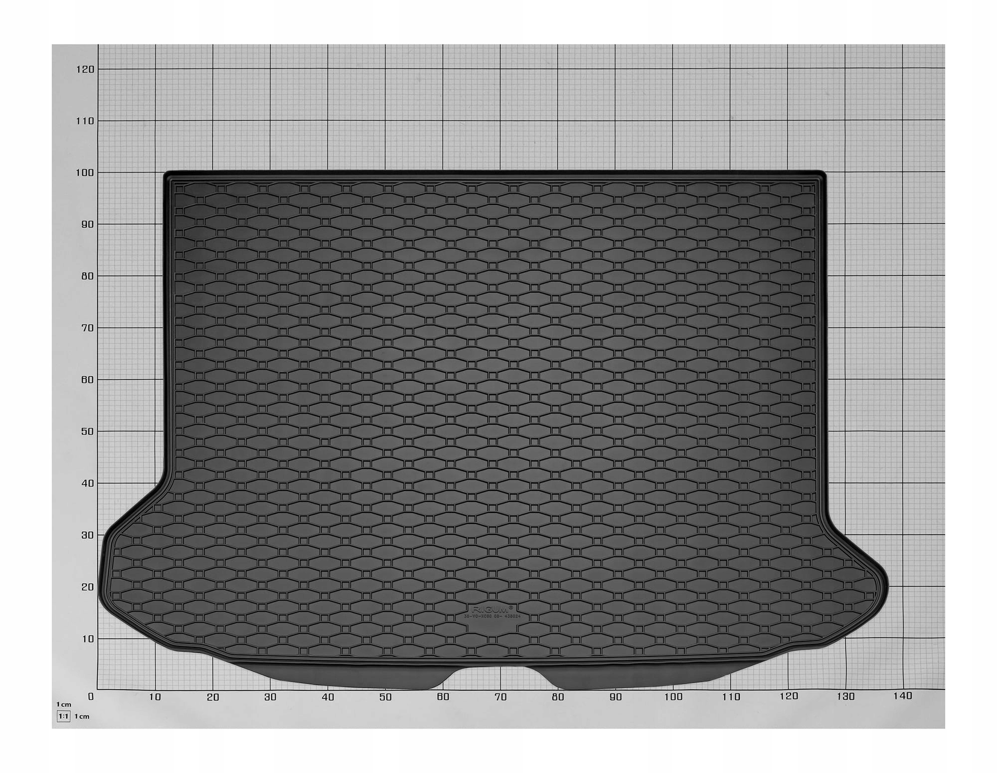 Dywaniki i mata do Volvo XC60 2008-2017 Materiał guma