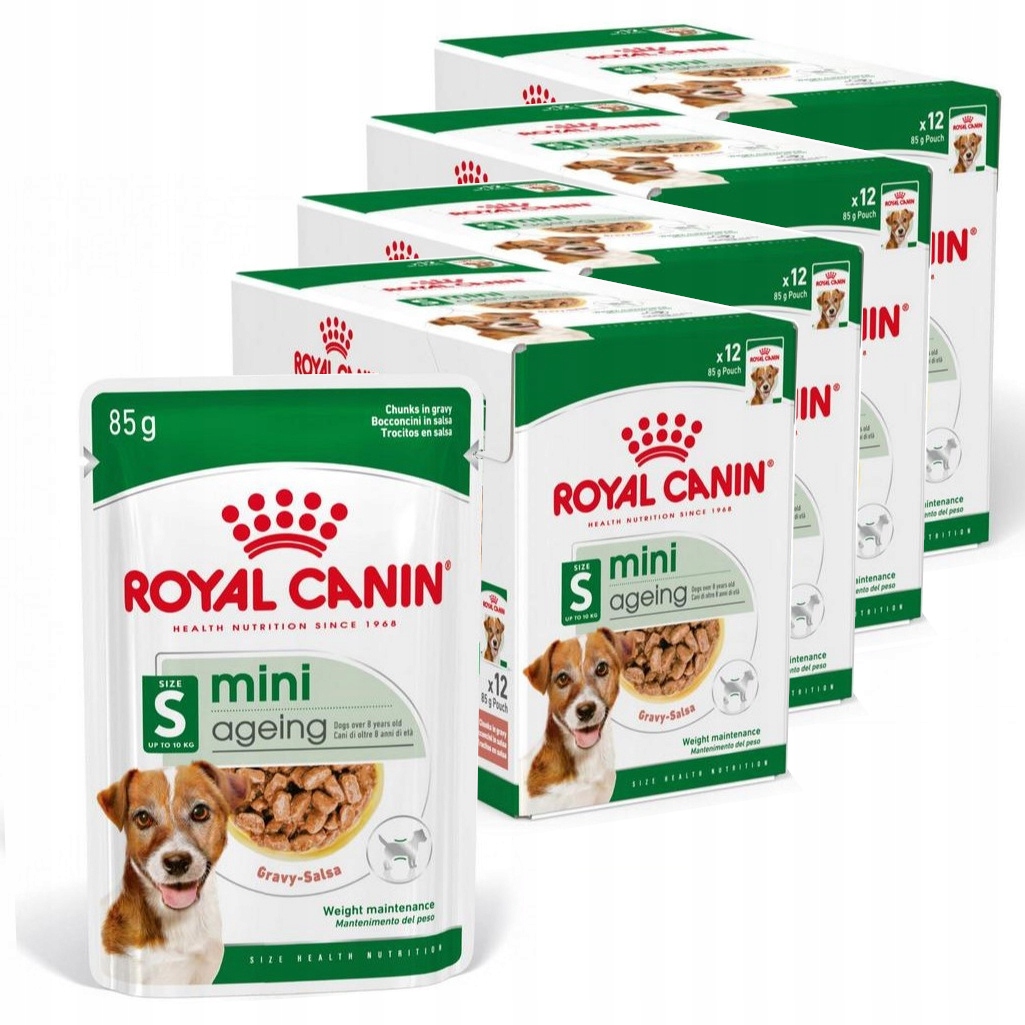 Royal Canin Mini Ageing 8+ Mokra Karma Psów Starszych Ras Małych 48x85g