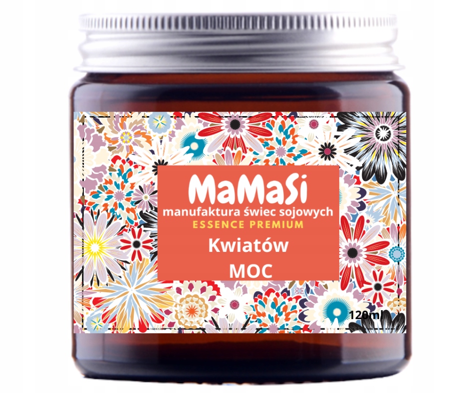 

Kwiatów Moc Essence Świeczka Sojowa Zapachowa