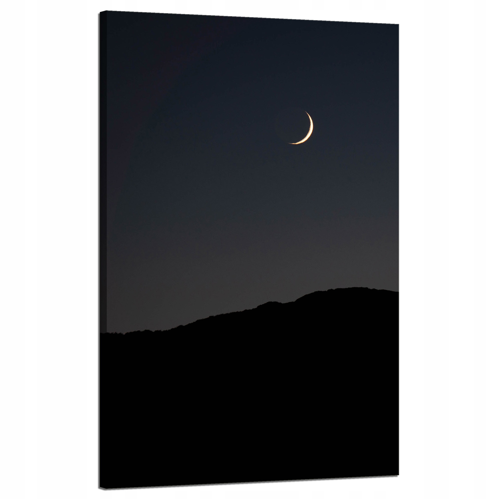Obraz na plátně Příroda Noc Temnota Měsíc Hory 50x80