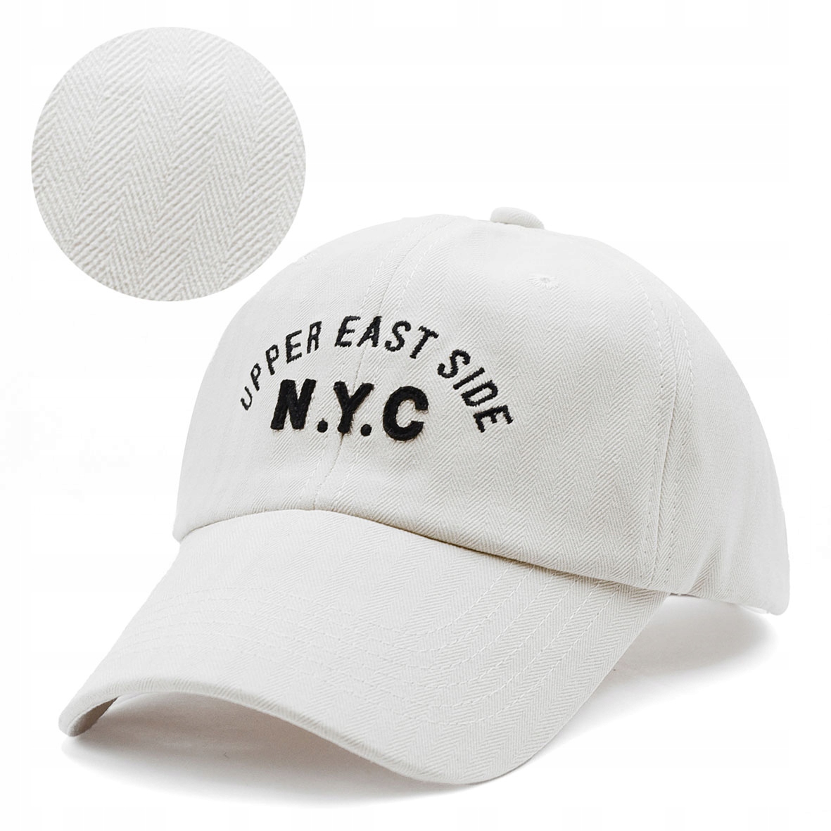 

Czapka z daszkiem bejsbolówka N.y.c. mocna bawełna