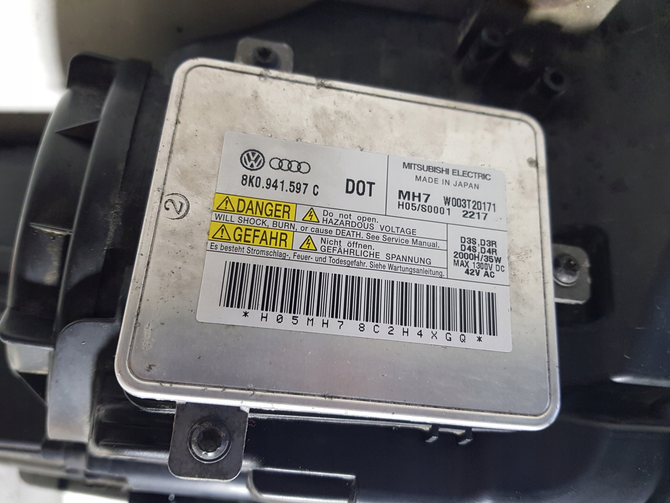 light XENON LED right front AUDI A8 D4