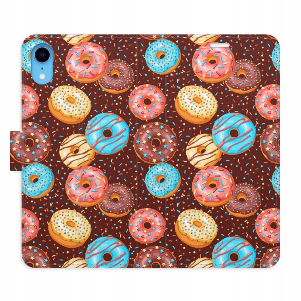 Etui z klapką iSaprio Donuts Pattern do iPhone Xr