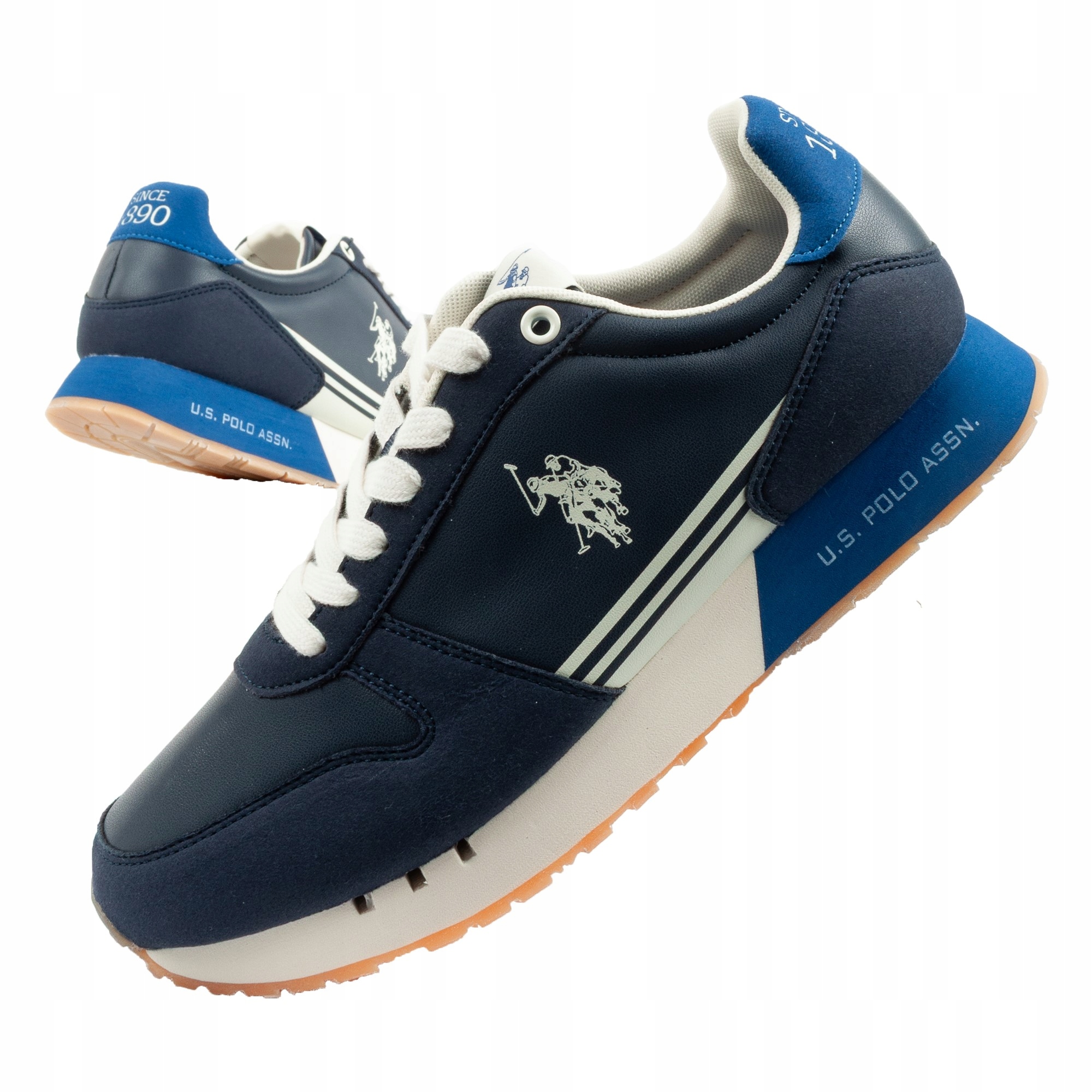 Pánské tenisky U.s Polo Assn vel.43 módní pohodlné modré