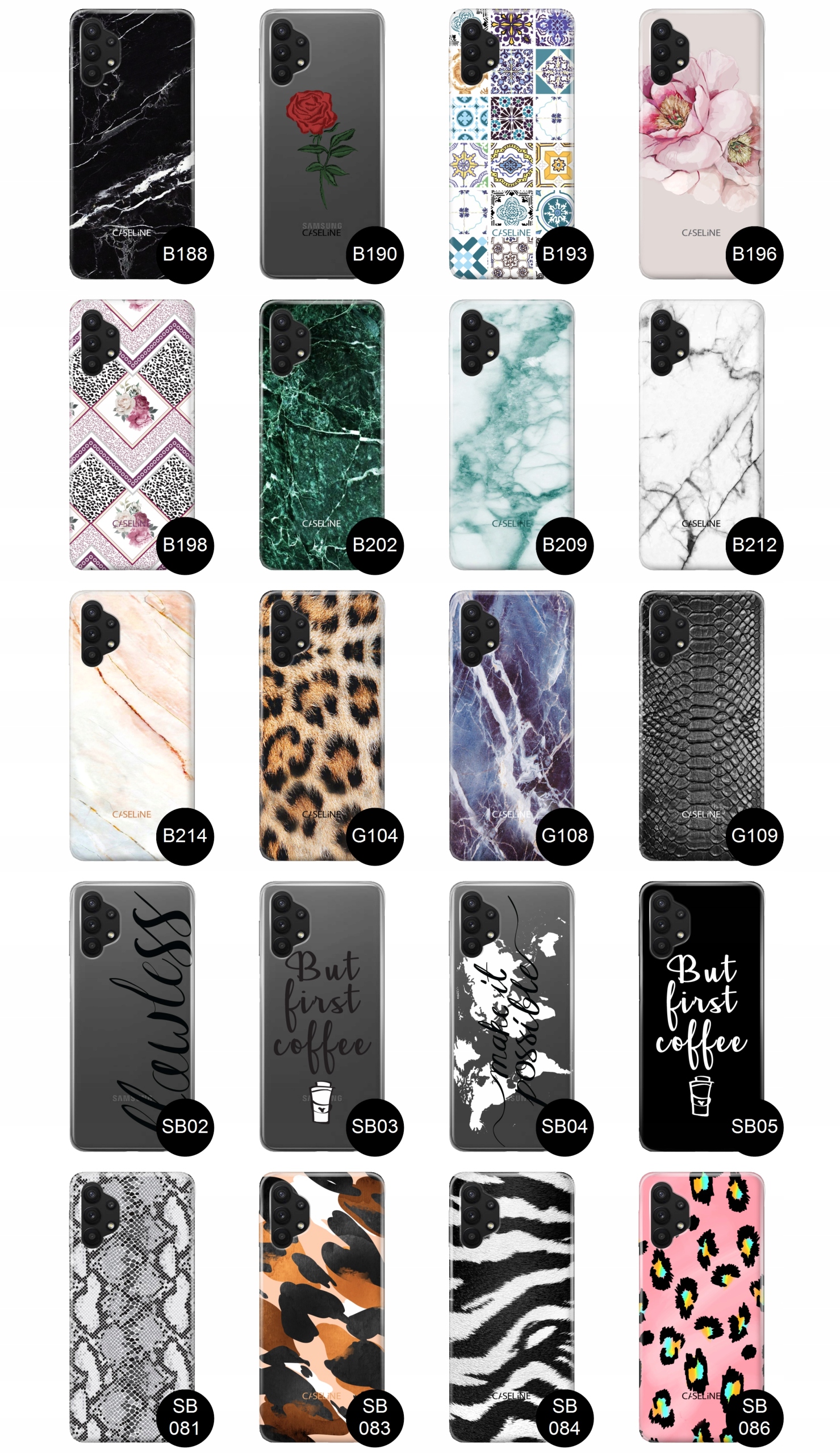 Etui do Samsung A32 5G case wzory guma