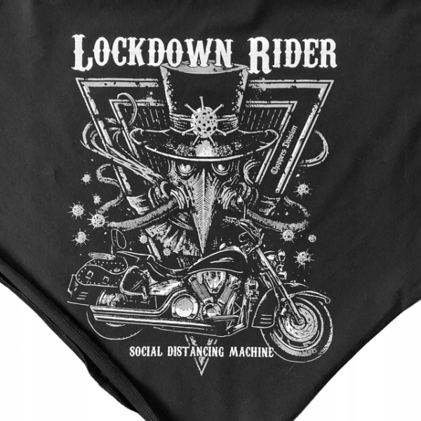 

Chusta Bandana Lockdown Rider 72x72cm Bawełna