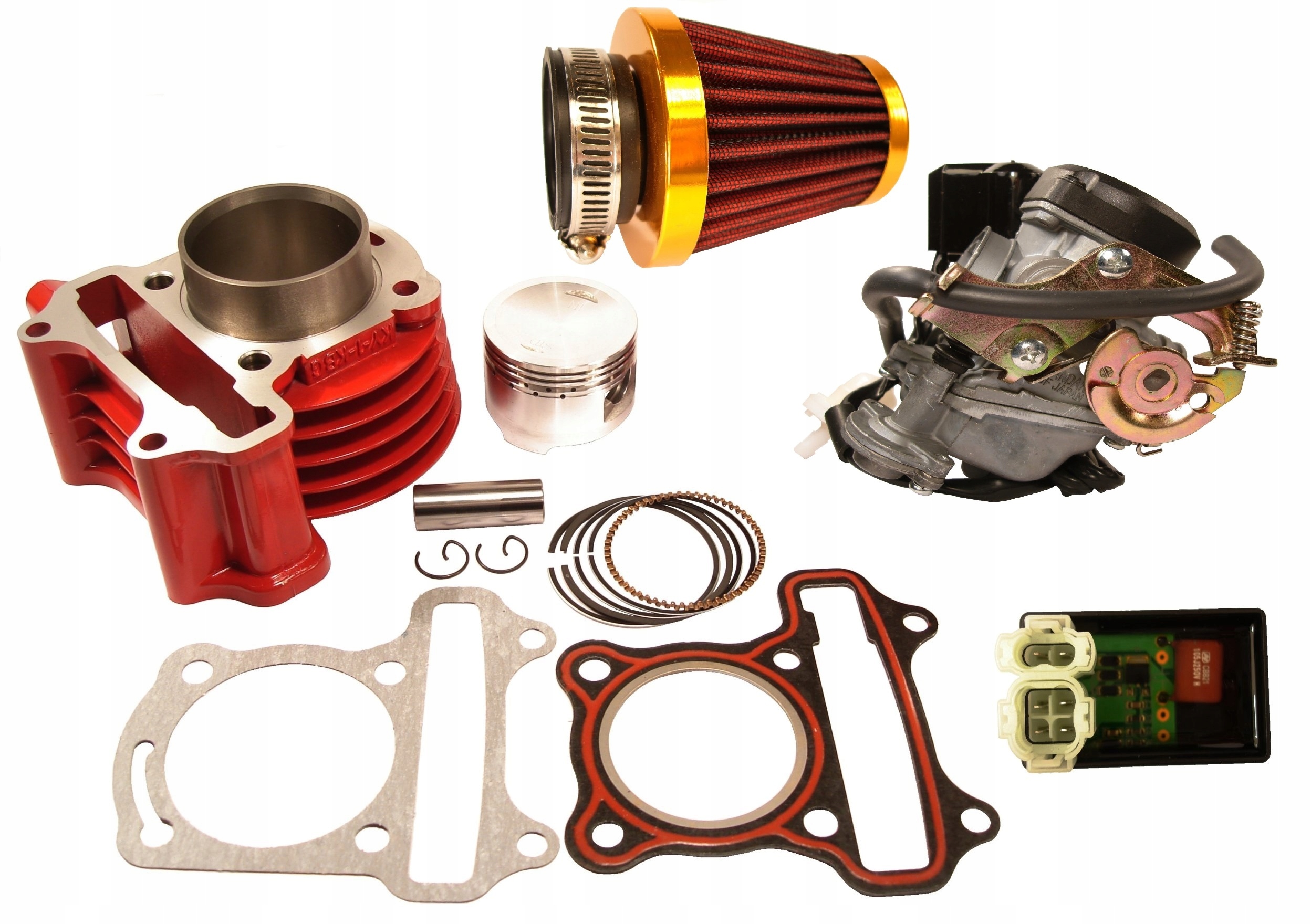 GY6801234 - Цилиндр 80CC карбюратор модуль сопло скутер 4T QUEST