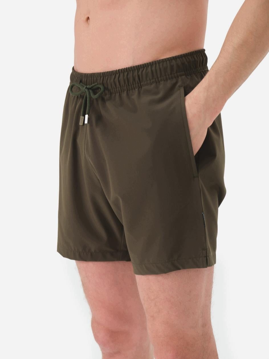 Sportowe Spodenki Kąpielowe Męskie Khaki John Frank Basic JFSSSWL02 XL