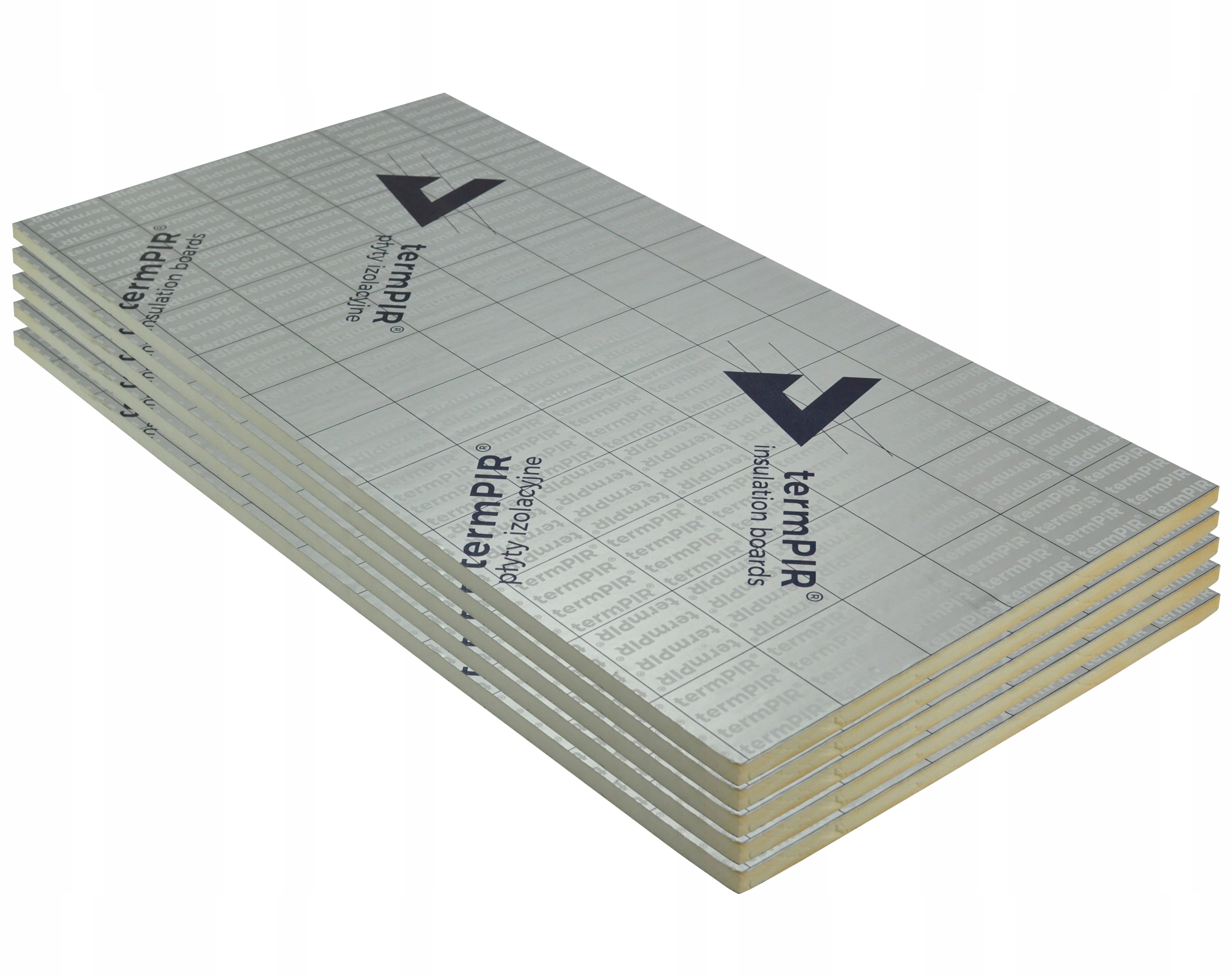 Płyty pir termPIR Alu 4cm bok gładki 120x60cm pianka Gór-stal 5 szt. 3,60m2