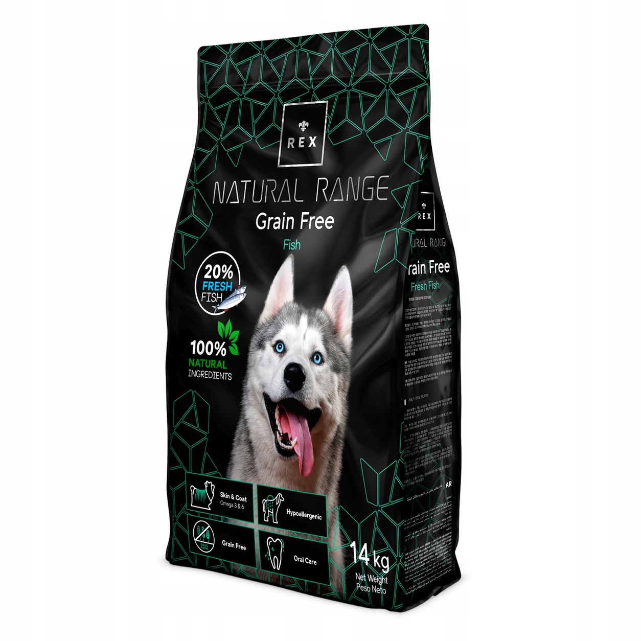 Rex Sucha Karma Dla Psa 20% Ryba 14kg