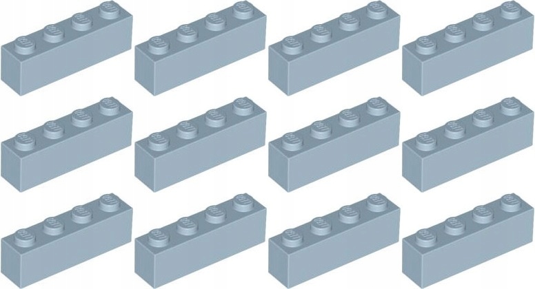 

Lego 3010 Klocek 1x4 sand blue (20g) 12 szt.