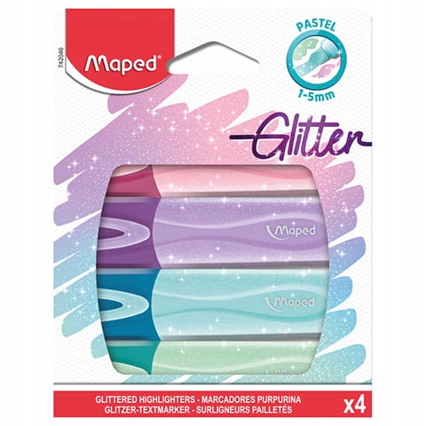 

Zakreślacze Maped Fluo Peps Brokat Pastel 4