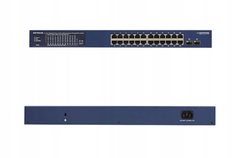 Gigabitový prepínač PoE 24 port 2SFP GS724TPP 100EUS