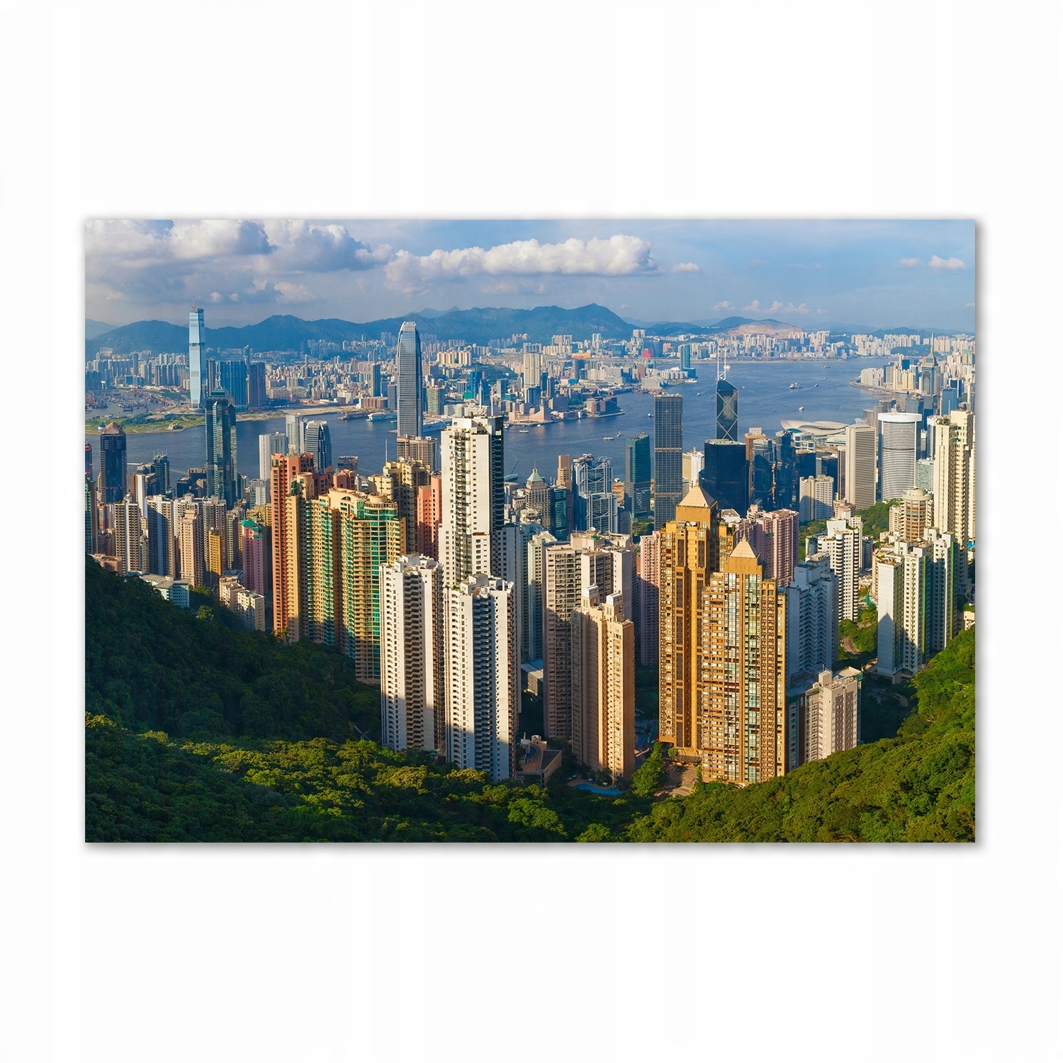 

Foto obraz szklany Hongkong panorama 100x70