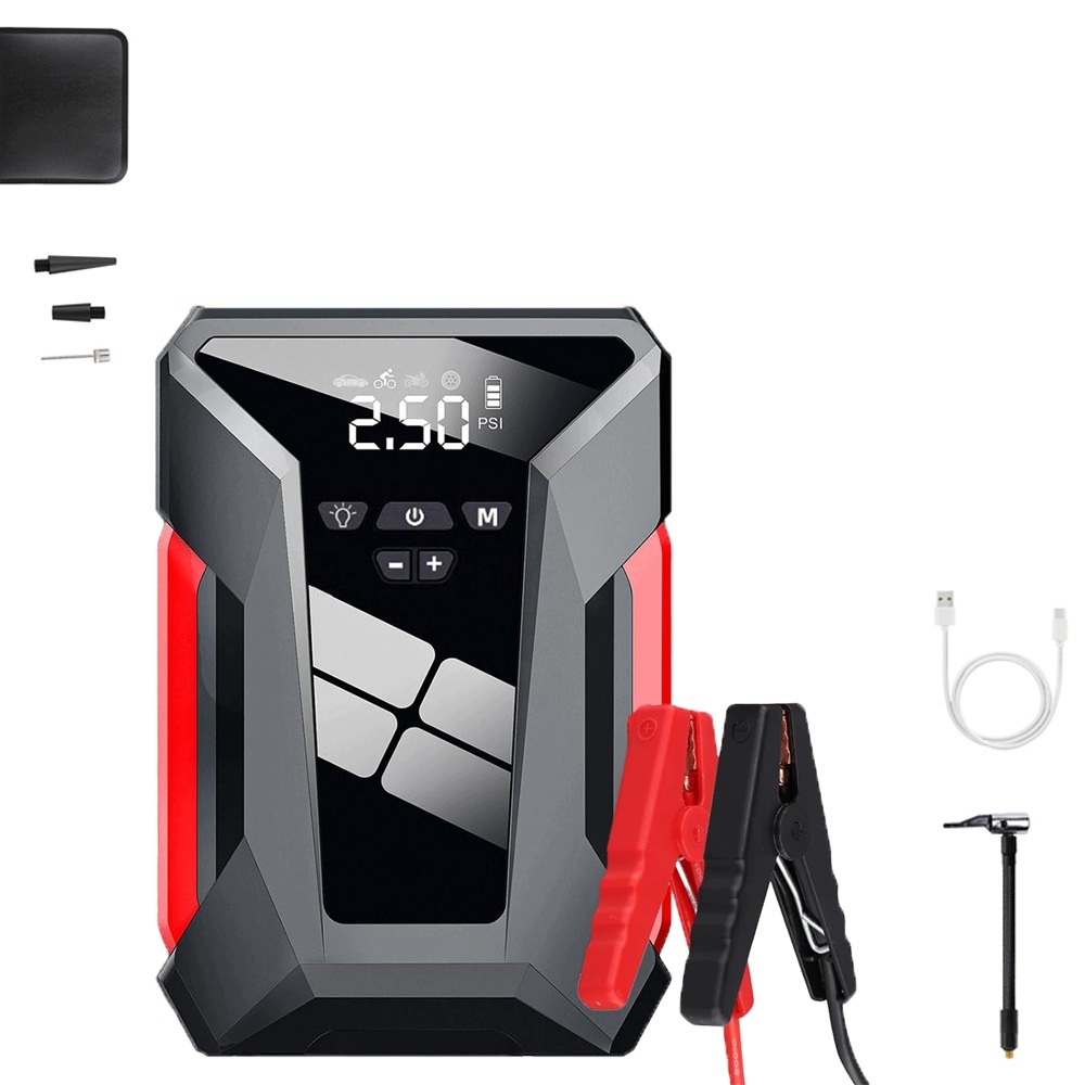 Booster Startér Jump Starter Kompresor Powerbank Pumpa 600A