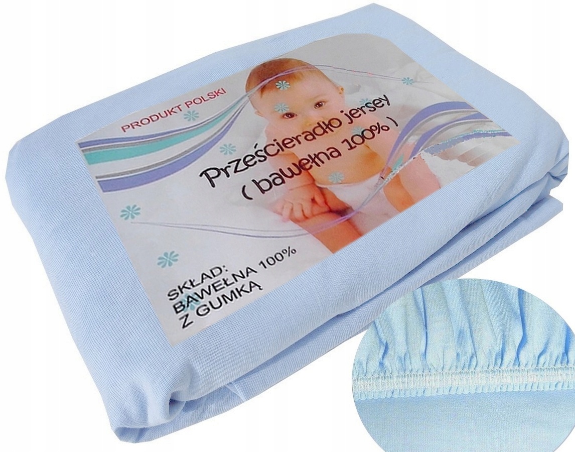 

Prześcieradło jersey 70x140 140x70 EKO-paczka