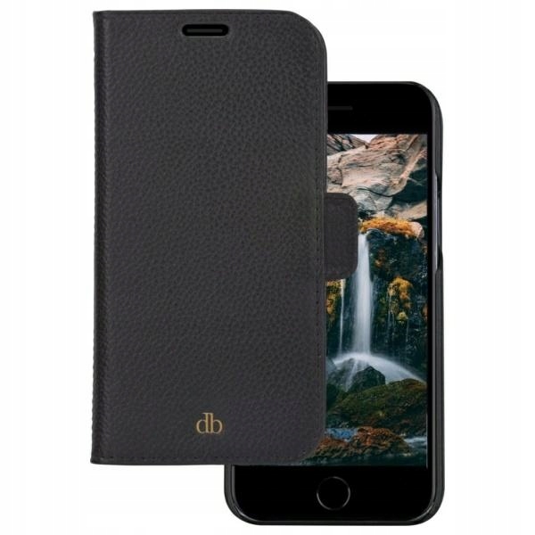 Pouzdro dbramante 1928 New York 2v1 Wallet pro iPhone 7/8/SE 2020/SE 2022 černé