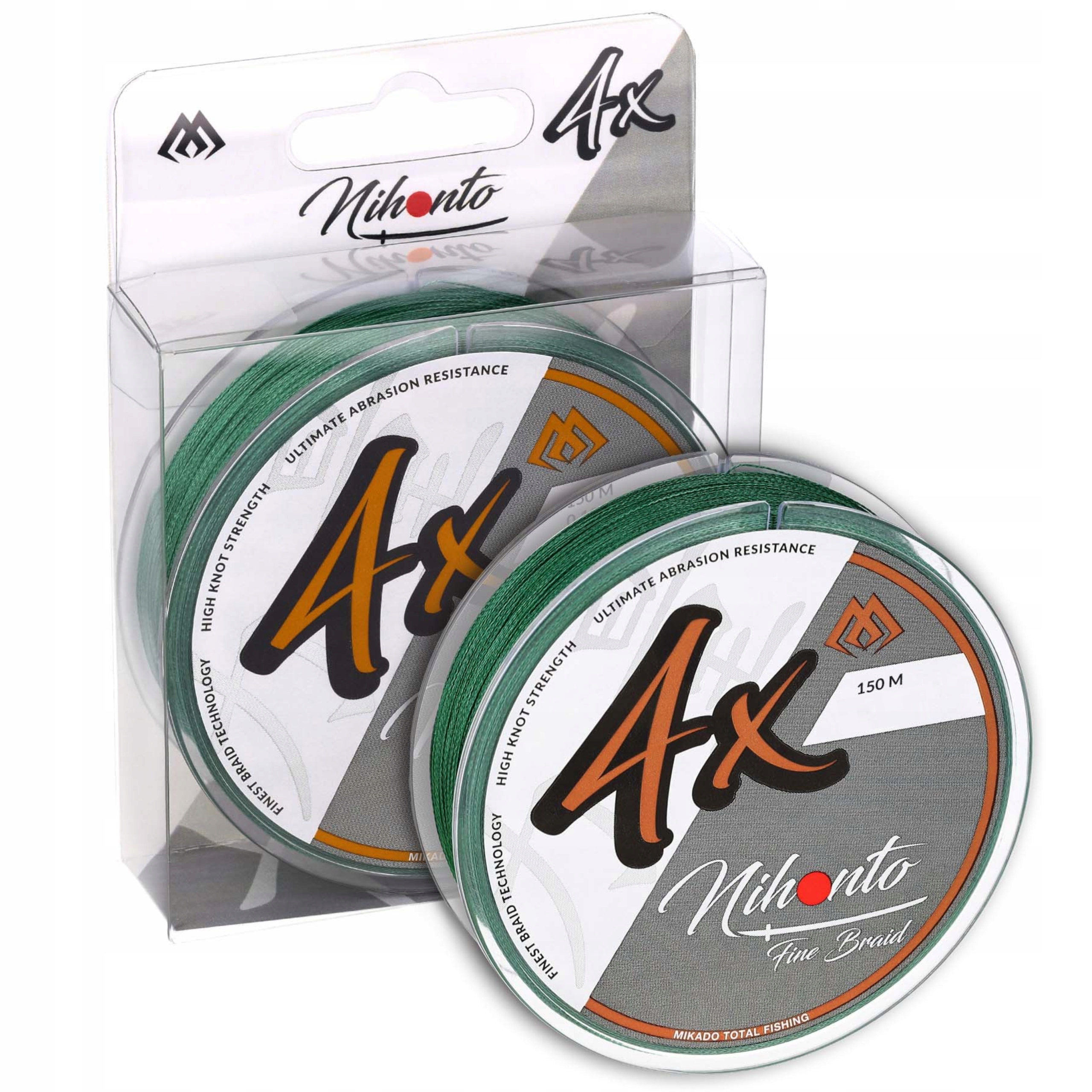 Plecionka Nihonto Fine Braid Mikado 150m 0,20mm Zielona