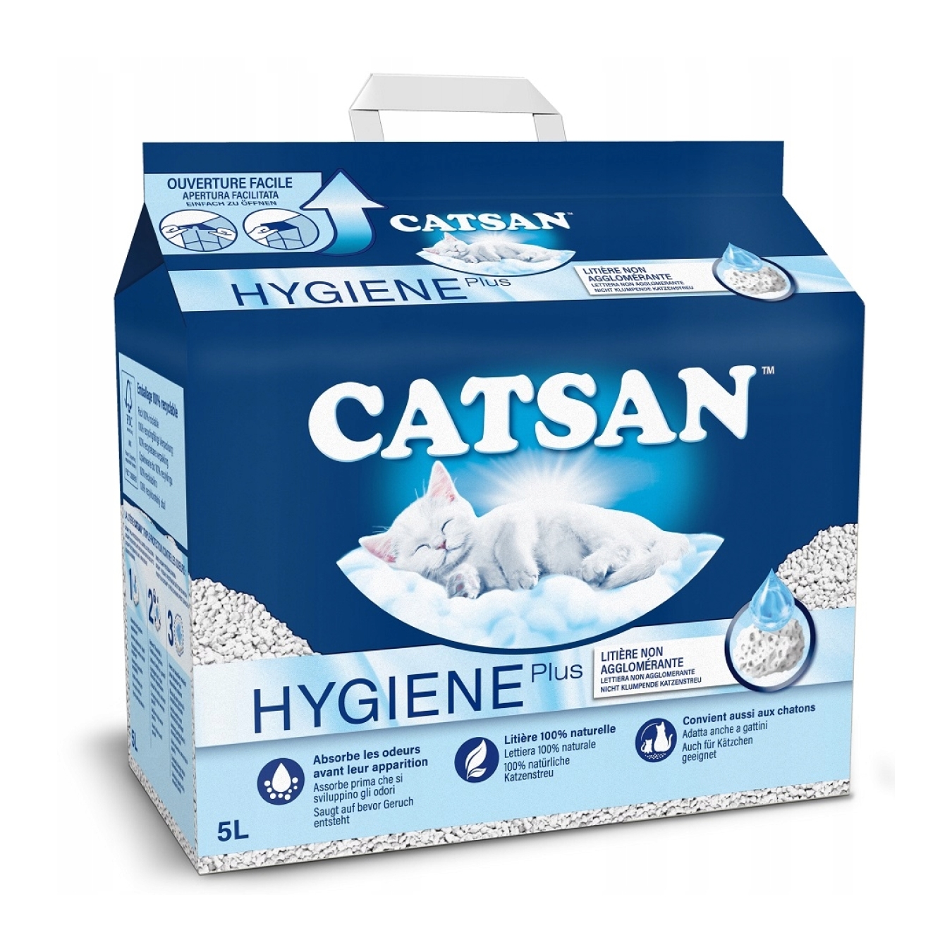 CATSAN HYGENE PLUS BENTONITOWY ŻWIREK HIGIENICZNY DLA KOTA 13816410640
