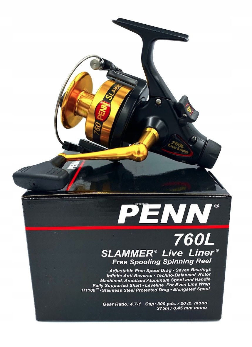 Kołowrotek Penn Slammer Live Liner 760L Wolny Bieg
