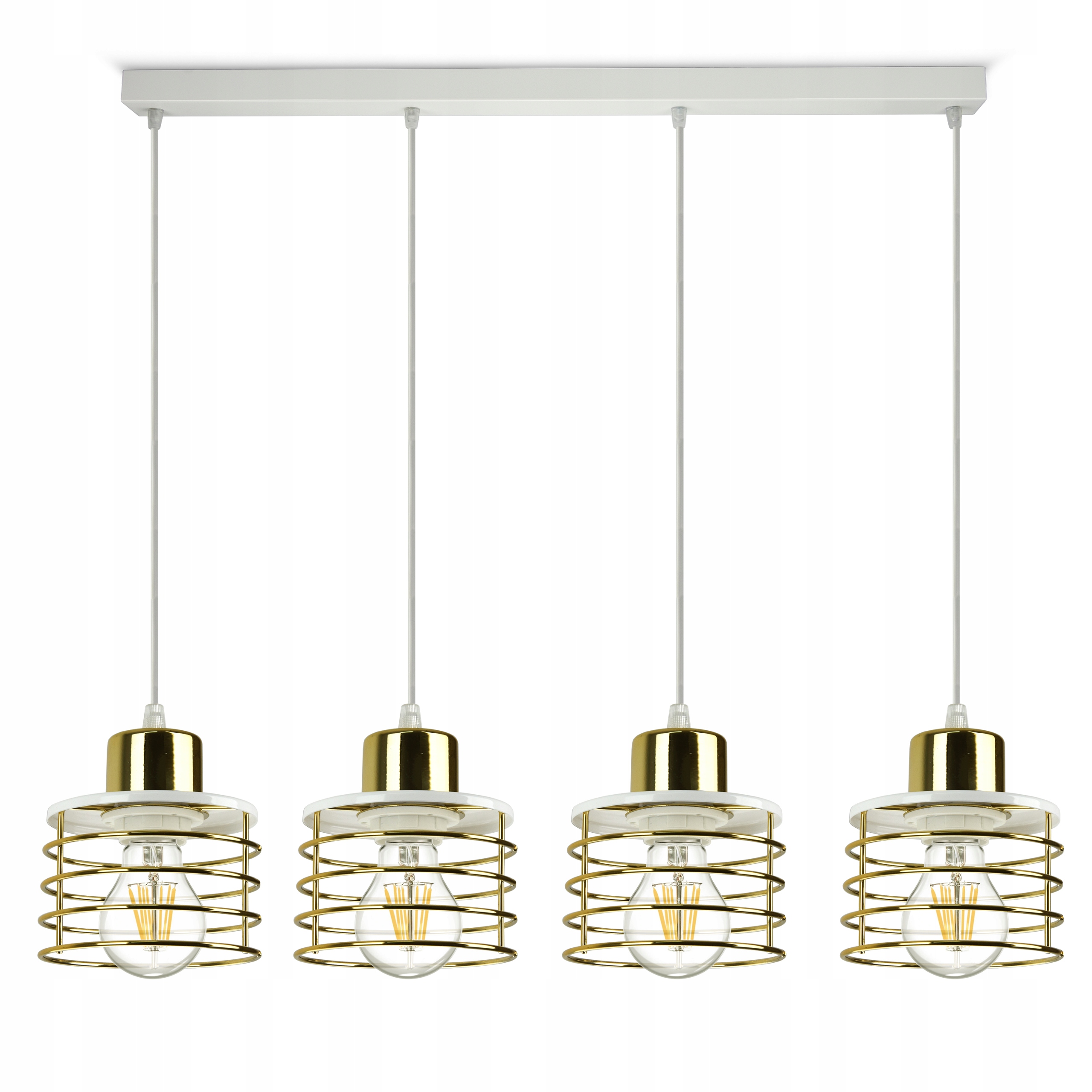 

Lampa Wisząca Żyrandol Glamour Złoty Chrom Miedź