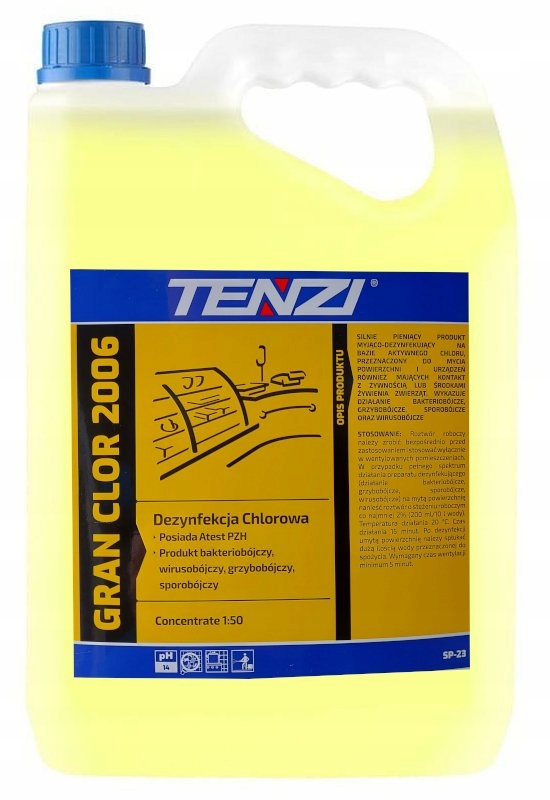 

Tenzi Gran Clor 2006 5L. SP-23/005 Aktywny Chlor,