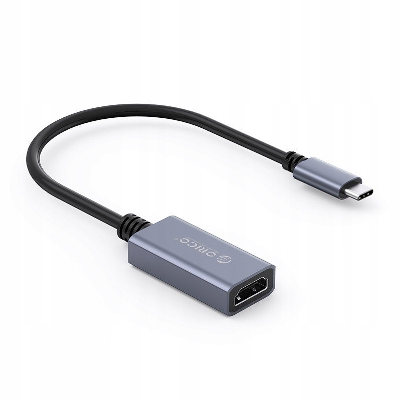 Adapter USB-C na HDMI 2.0 4K@60Hz aluminium ORICO Kod producenta CTH-GY-BP
