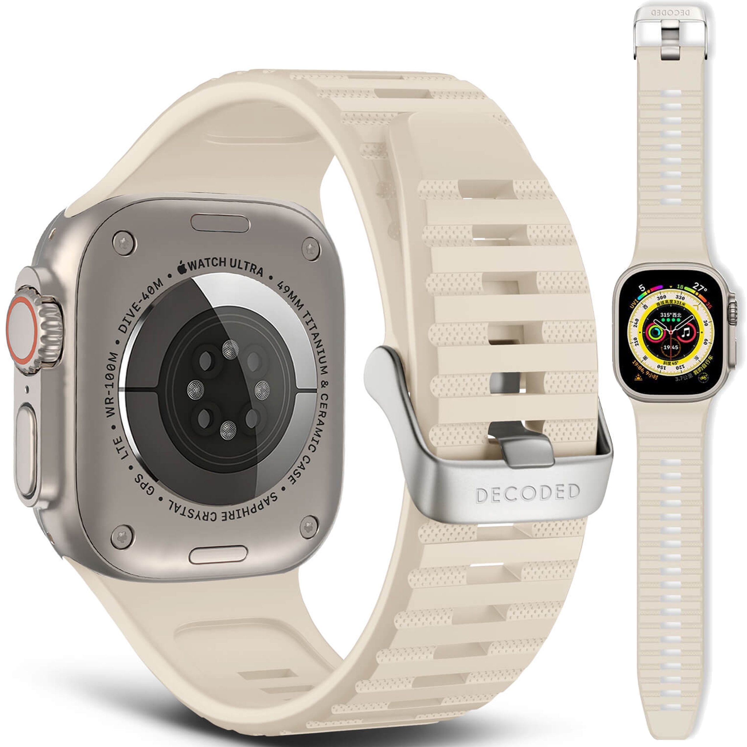 Decoded Sport Strap Pasek Silikonowy do Apple Watch 49 46 45 44mm