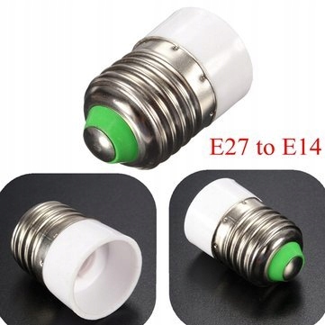 

Przejściówka Adapter E27/E14 z duży na mały gwint