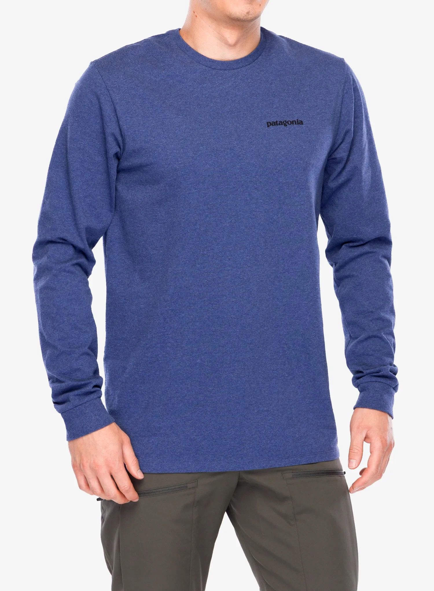 Bluza bez kaptura Patagonia L/s P-6 Logo Responsibili-Tee p-6