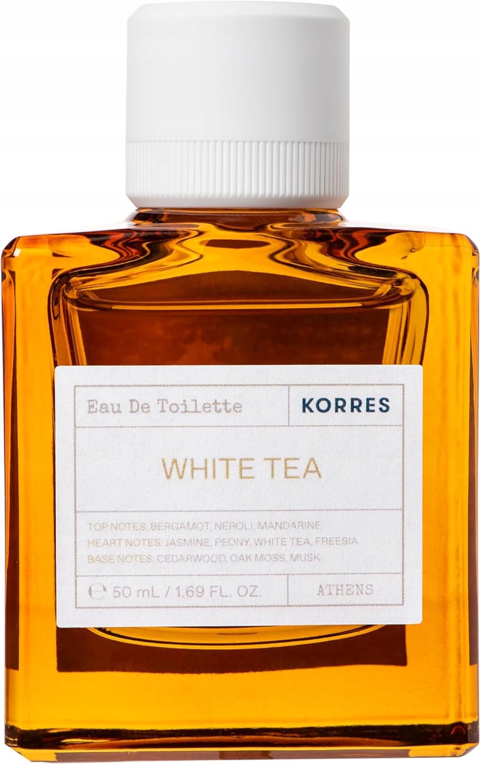 Korres Toaletní voda pro ženy White Tea jasmín bergamot 50 ml