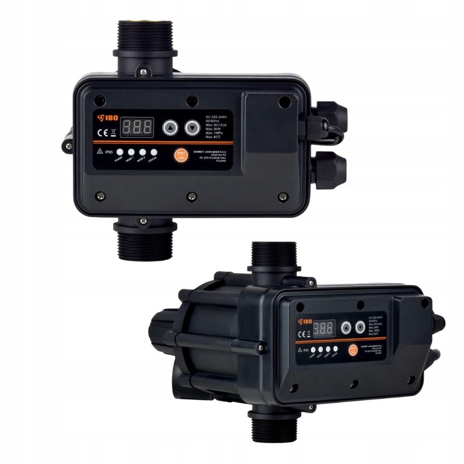 Elektronický ovladač PC-30 P Ibo s digitálním displejem Čerpadlo do 3 kW