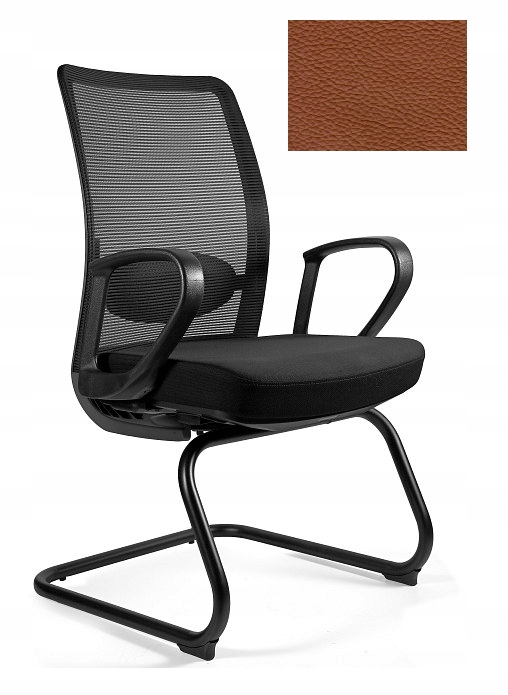 Unique Kancelářská židle Anggun Skid černá síťovina HL3