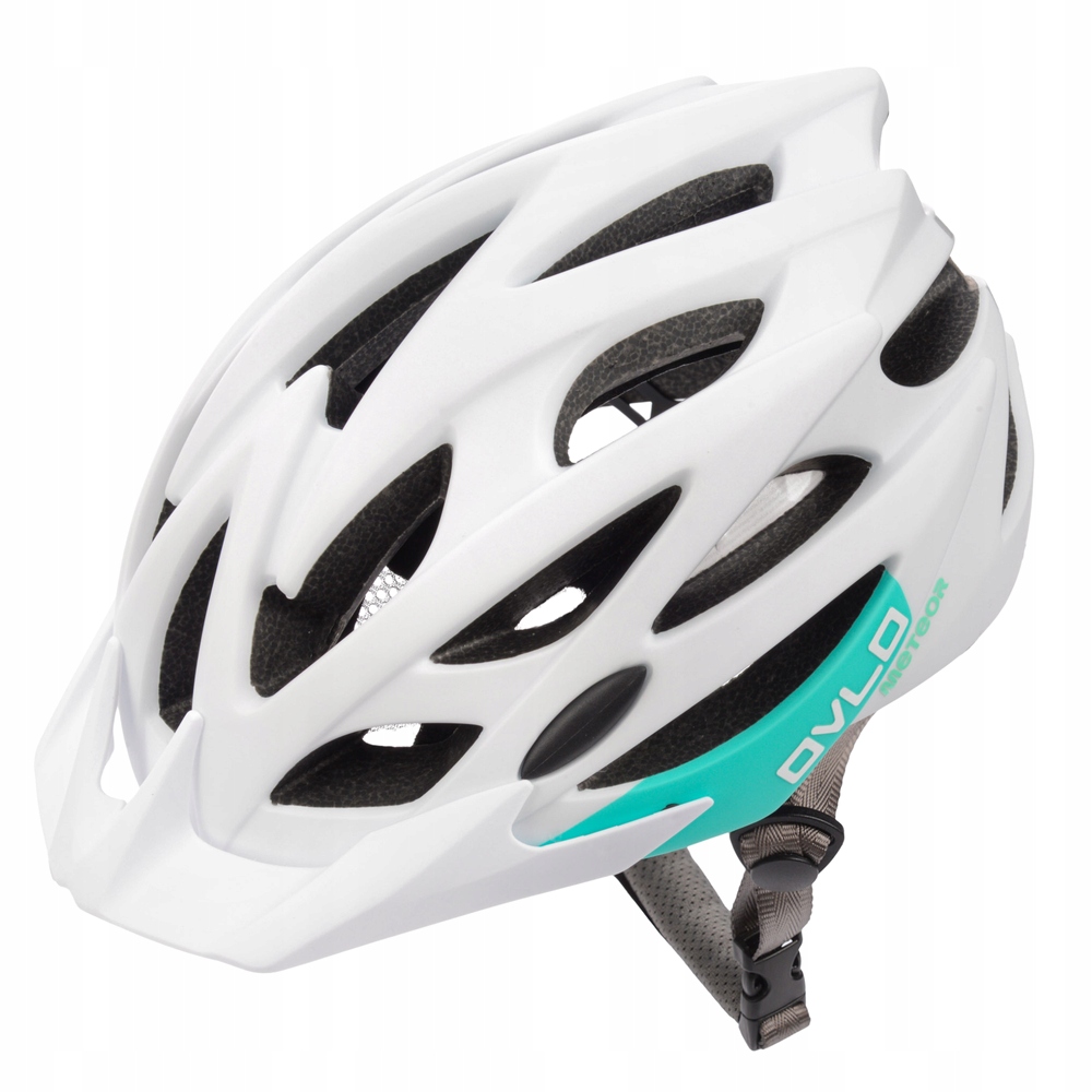 Kask Rowerowy Regulowany Szosowy Z Daszkiem Wentylowany Meteor 55-58 cm