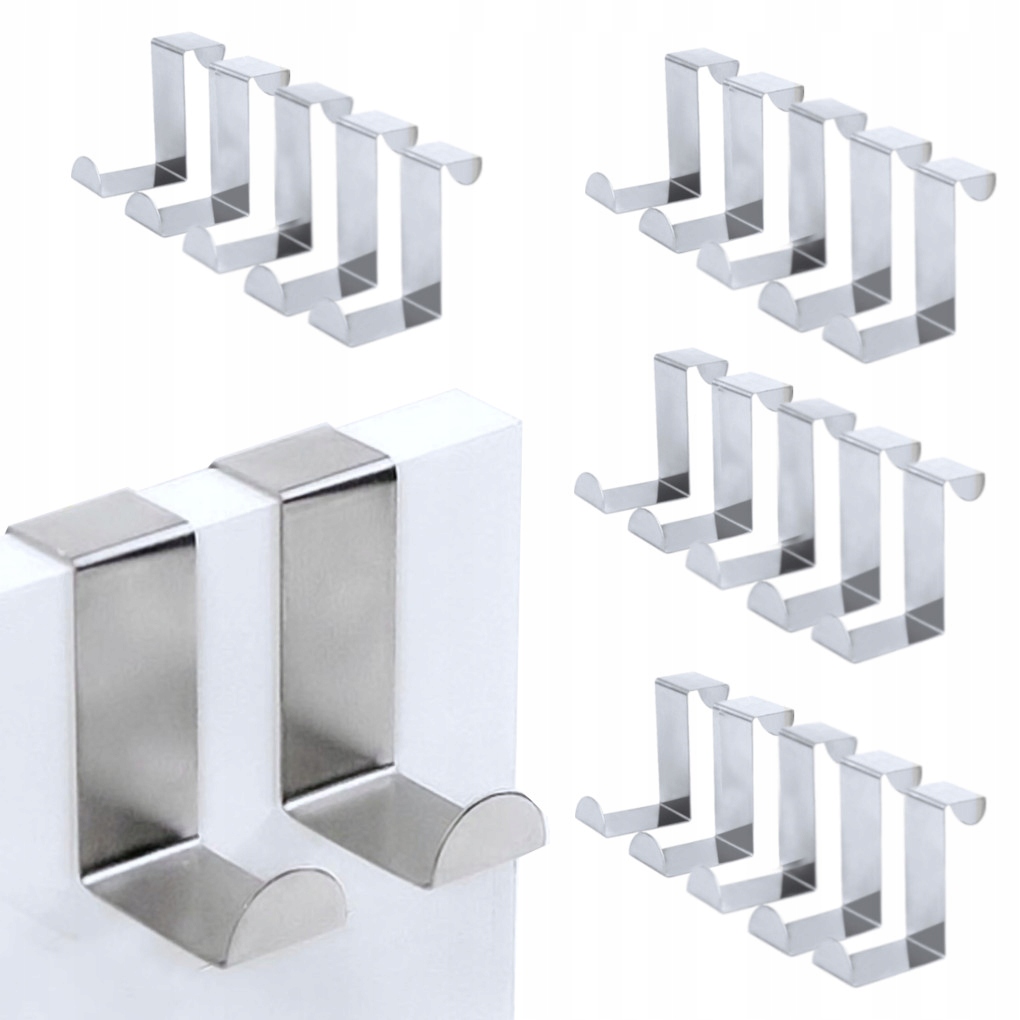 

Wieszak Na Drzwi Bez Wiercenia Zestaw Haczyki 20x