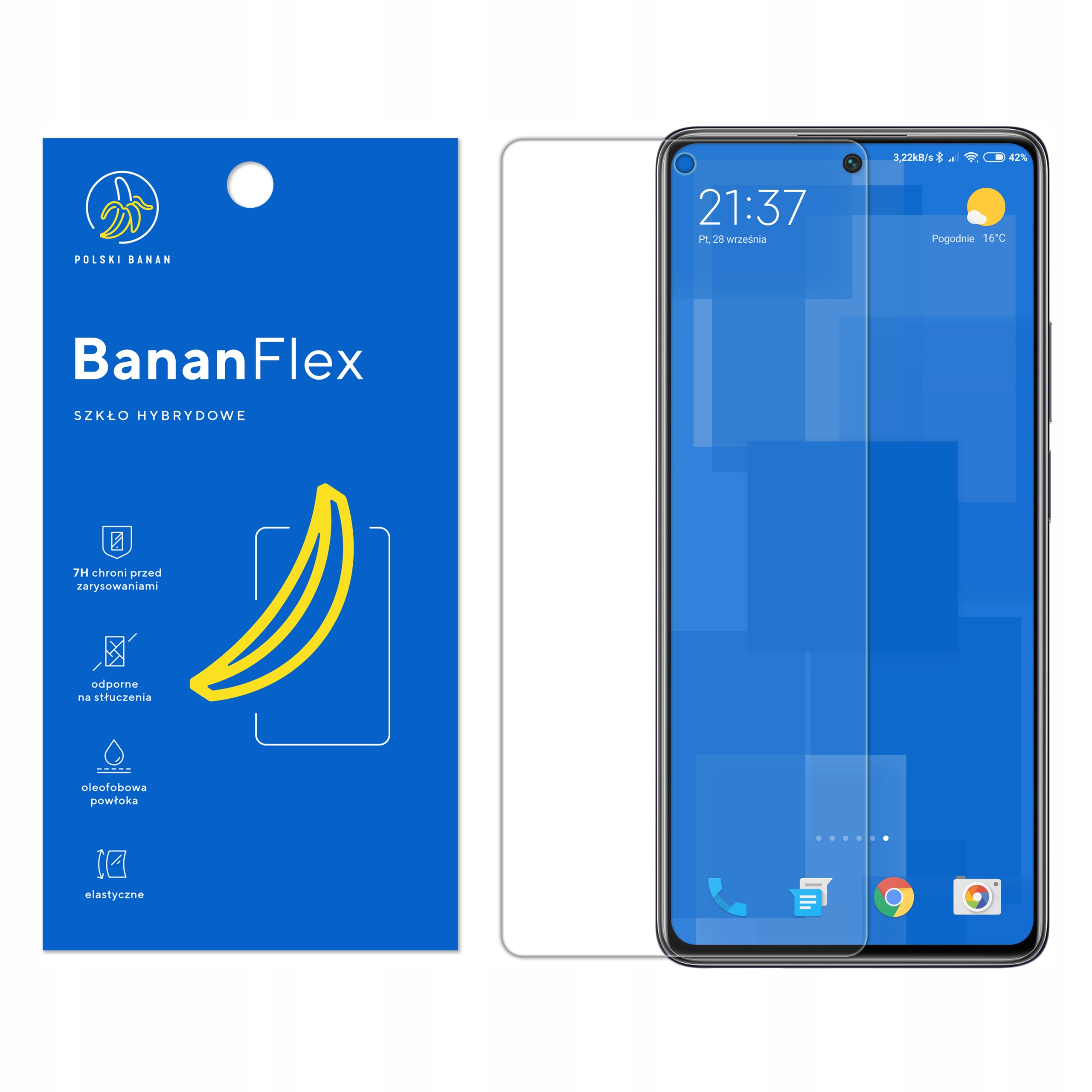 

Szkło Hybrydowe 7H do Xiaomi 11T 11T Pro
