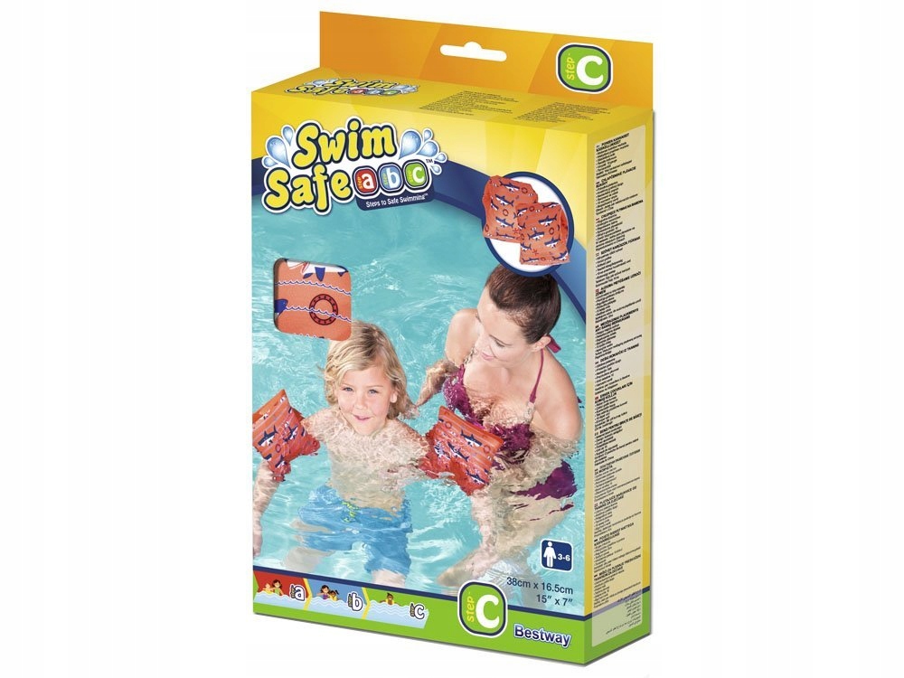 Bestway Rękawki do pływania dla dzieci M/L 32183 Waga produktu z opakowaniem jednostkowym 0.2 kg